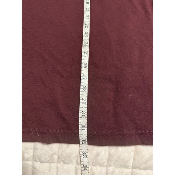 Carhartt Loose Fit Short-Sleeved T-Shirt Men's Size XL Oversized Maroon Tee - Picture 5 of 6